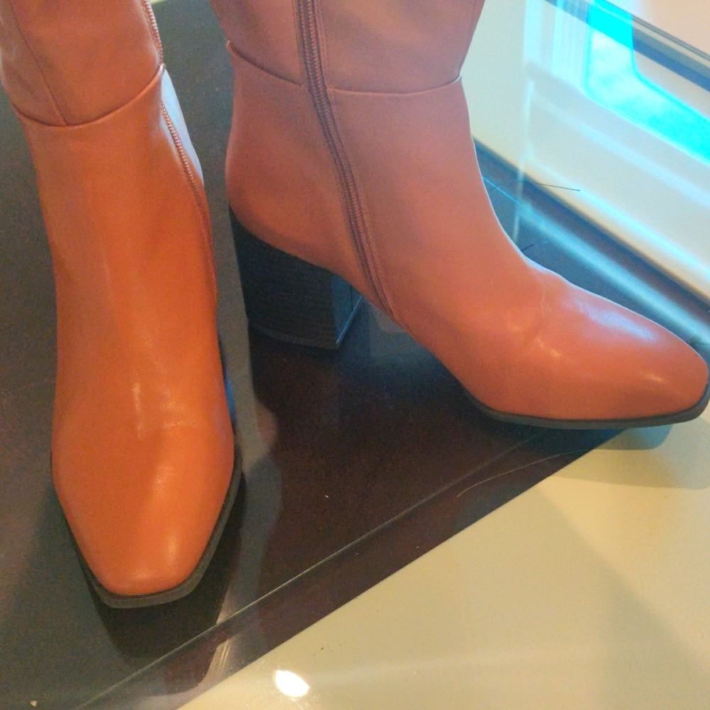 Riding/Saddle Boots Nordstrom Rack Brand Size 10 Cognac Color